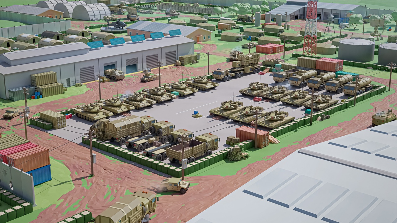 Media 1 for listing Military 2 - Low Poly 3D Models Pack