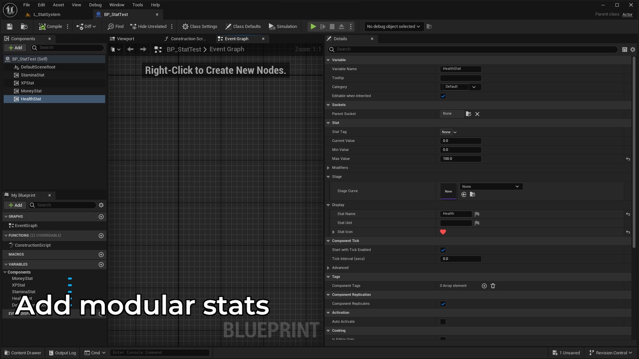 Media 1 for listing Stat System