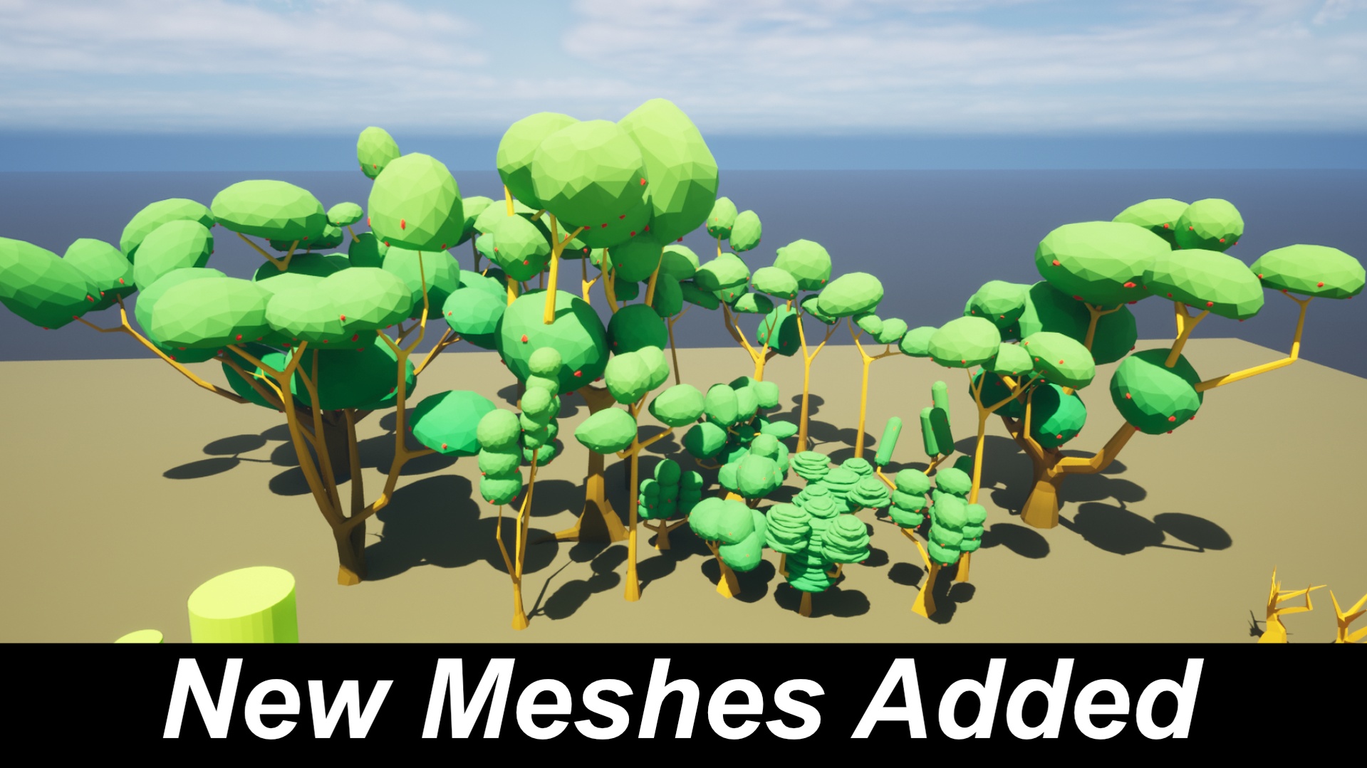 Media 1 for listing Lowpoly Tree & Foliage Pack (Modular + Mega Bundle)