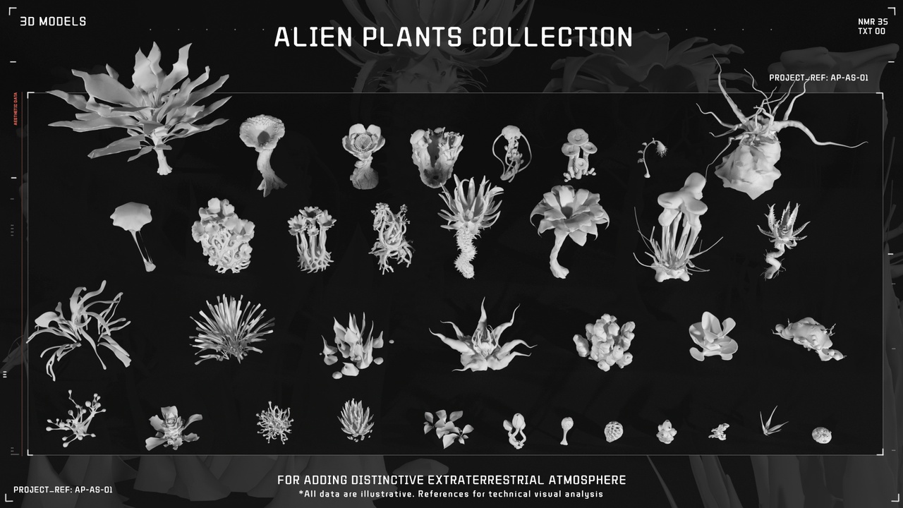 Média 1 pour l'article ALIEN PLANTS collection