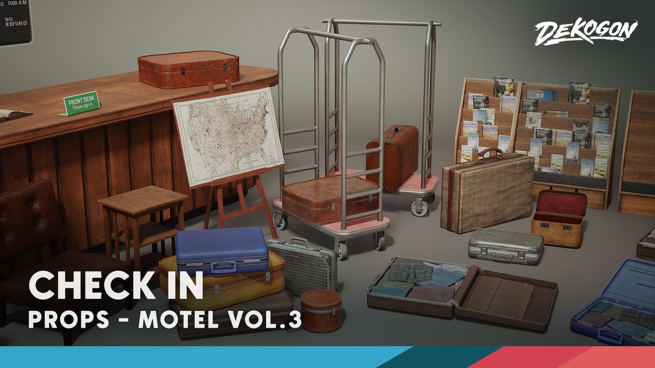 Media 1 for listing Motel VOL.3 - Check-In (Nanite and Low Poly)