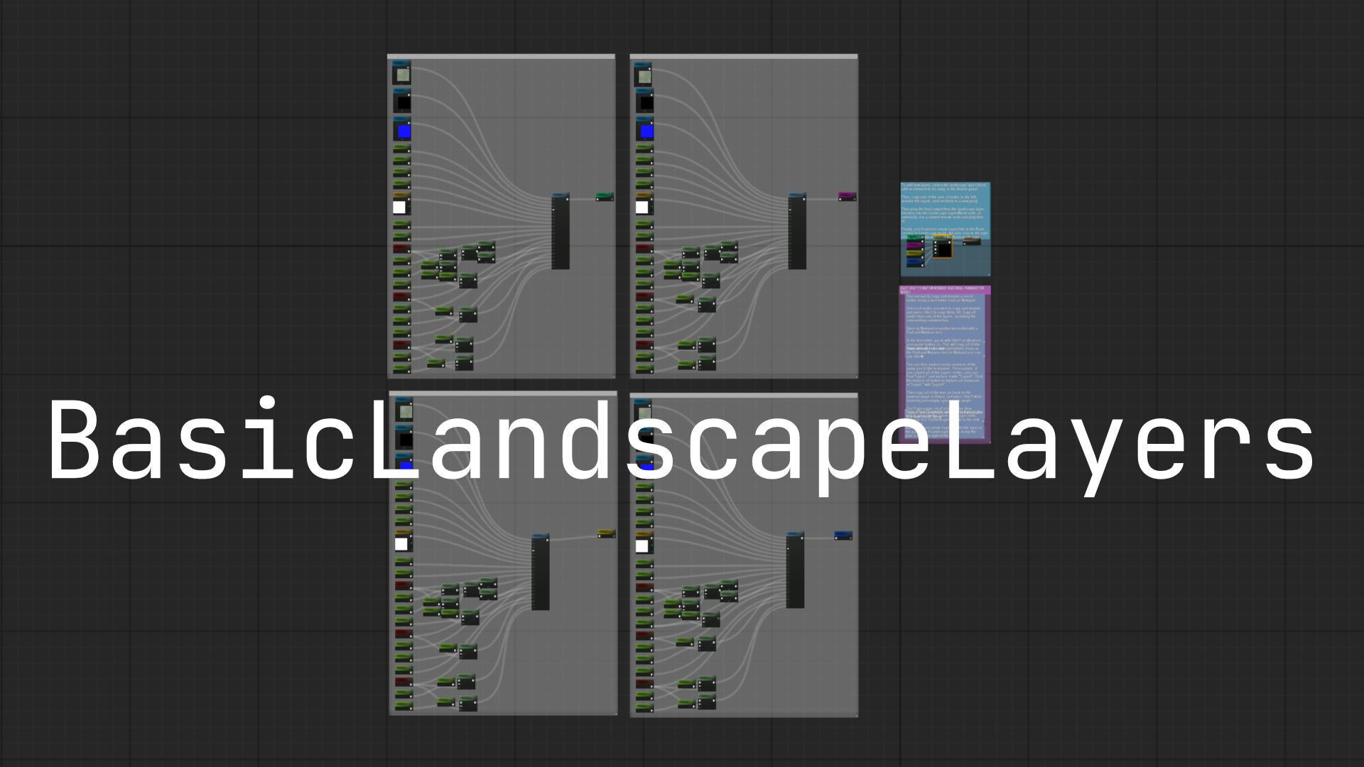 Basic Landscape Layers Material | Fab
