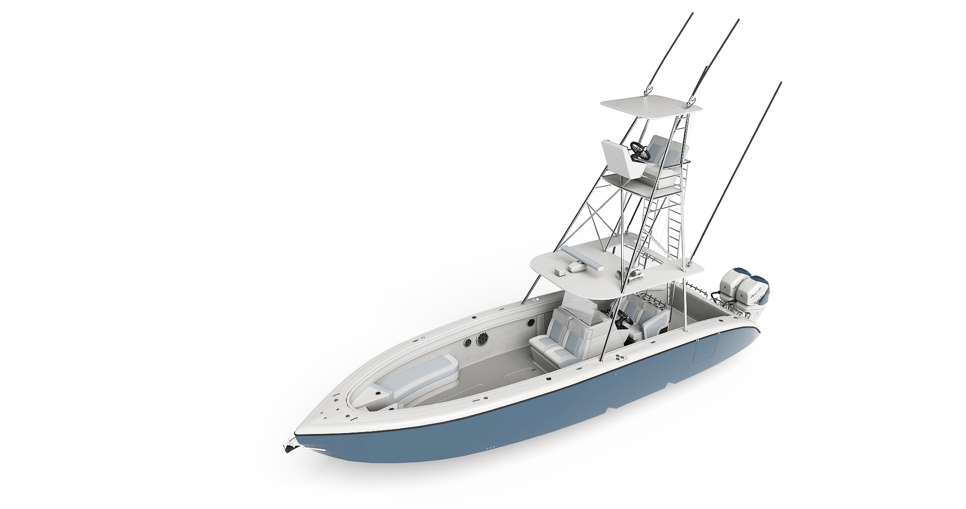 Media 1 for listing Sport fishing boat Light Grey