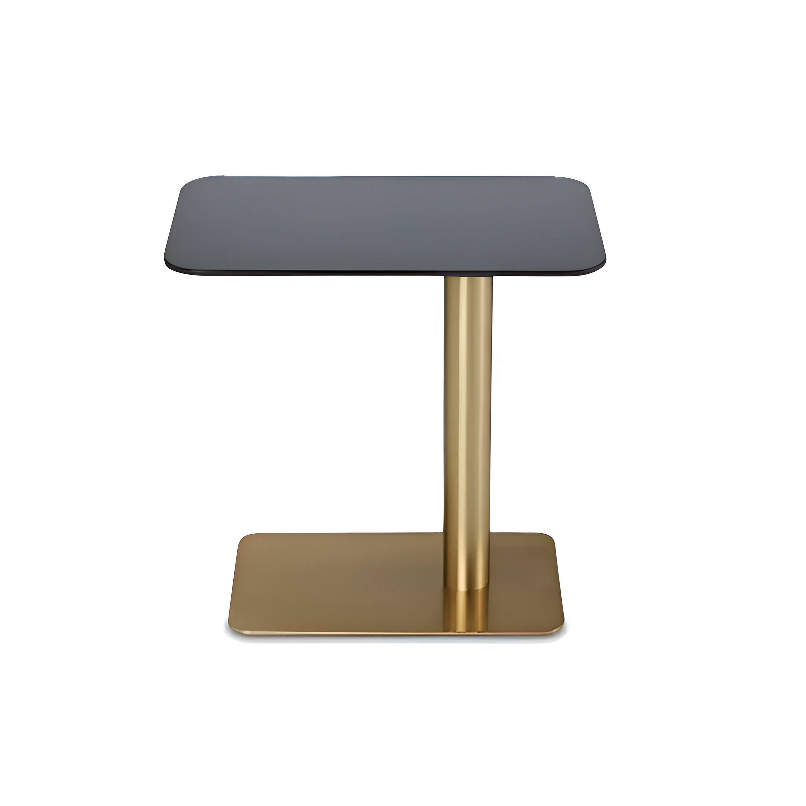 Media 1 for listing Gold Satin Side Table