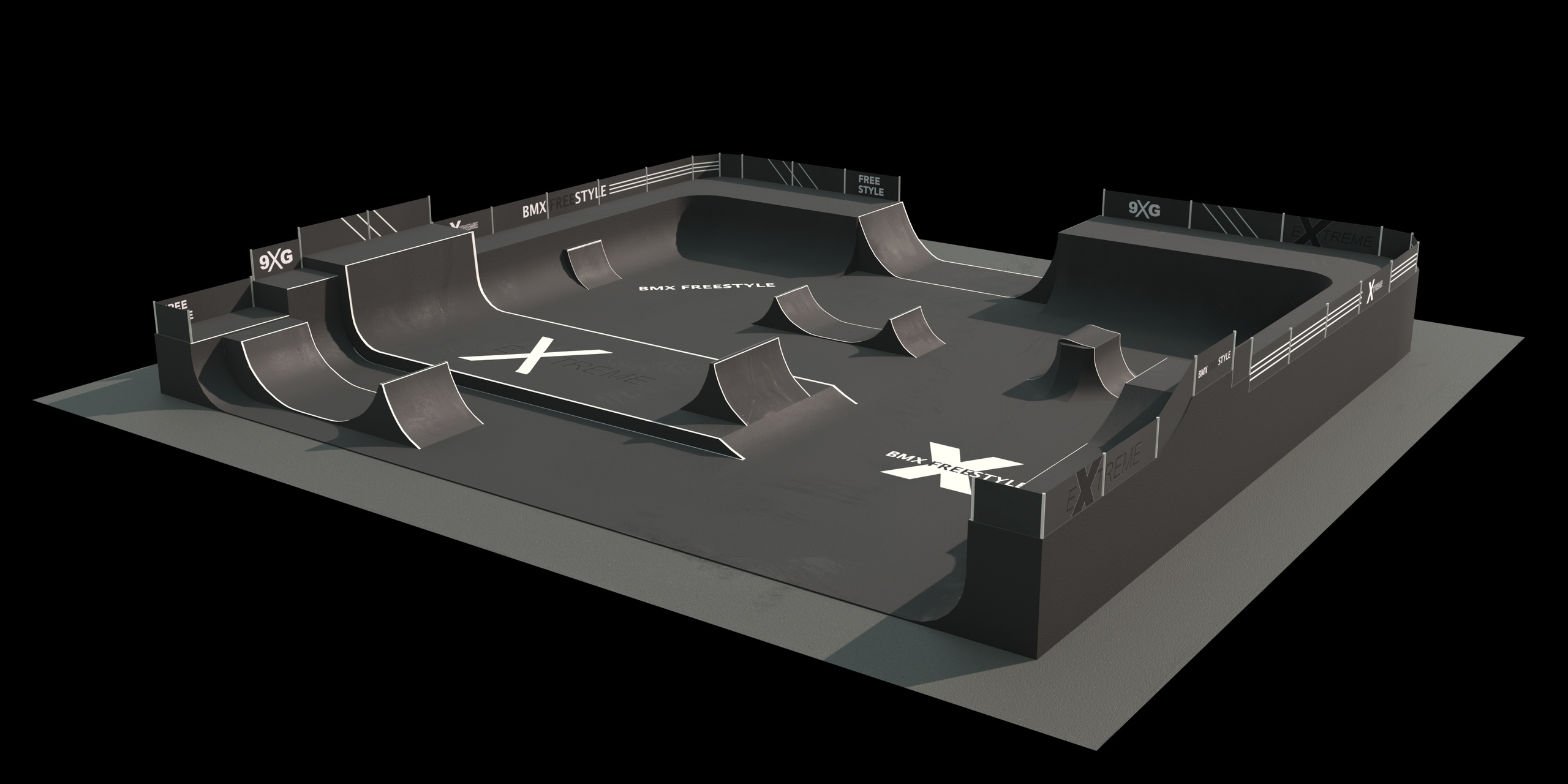 Media 1 for listing BMX Park- 4k PBR textures, LowPoly