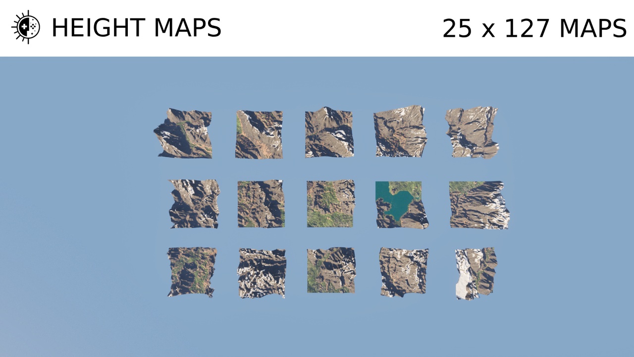 Media 1 for listing 175 Real Heightmaps | Pack 2