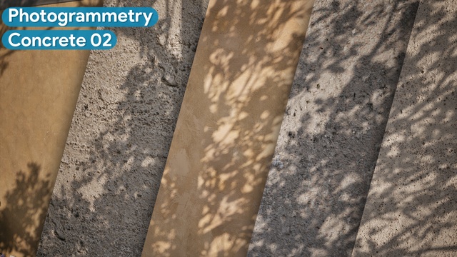 Concrete 02 - Scanned Photogrammetry Materials