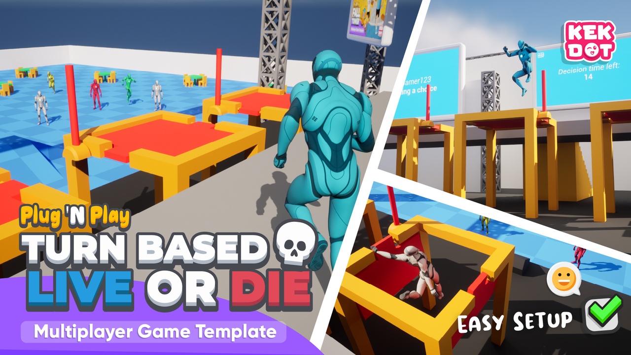 Media 1 for listing Live or Die - Multiplayer Party Game Template - Blueprints - By Kekdot
