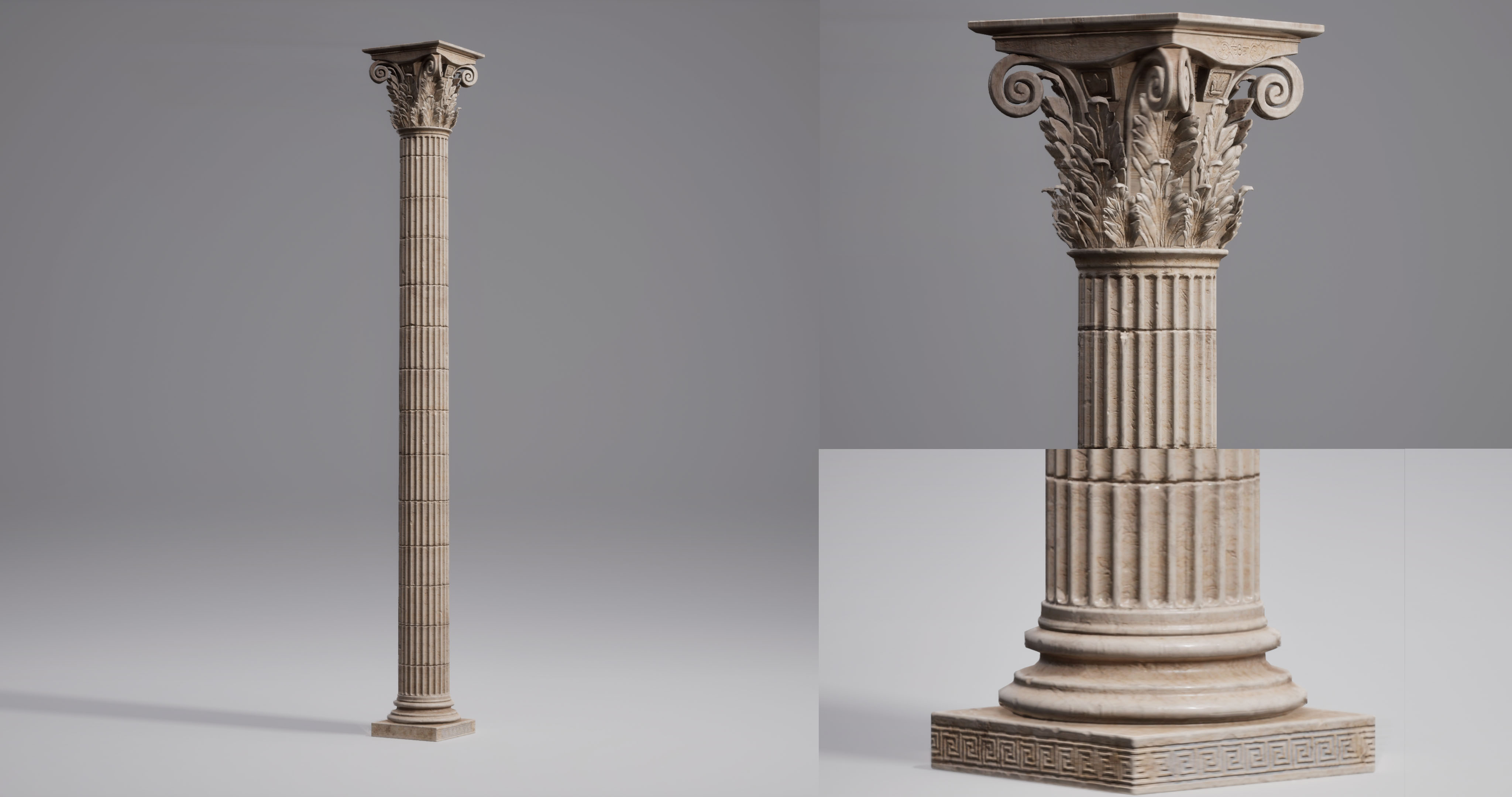 Croithian Column Corinthian Column | Fab
