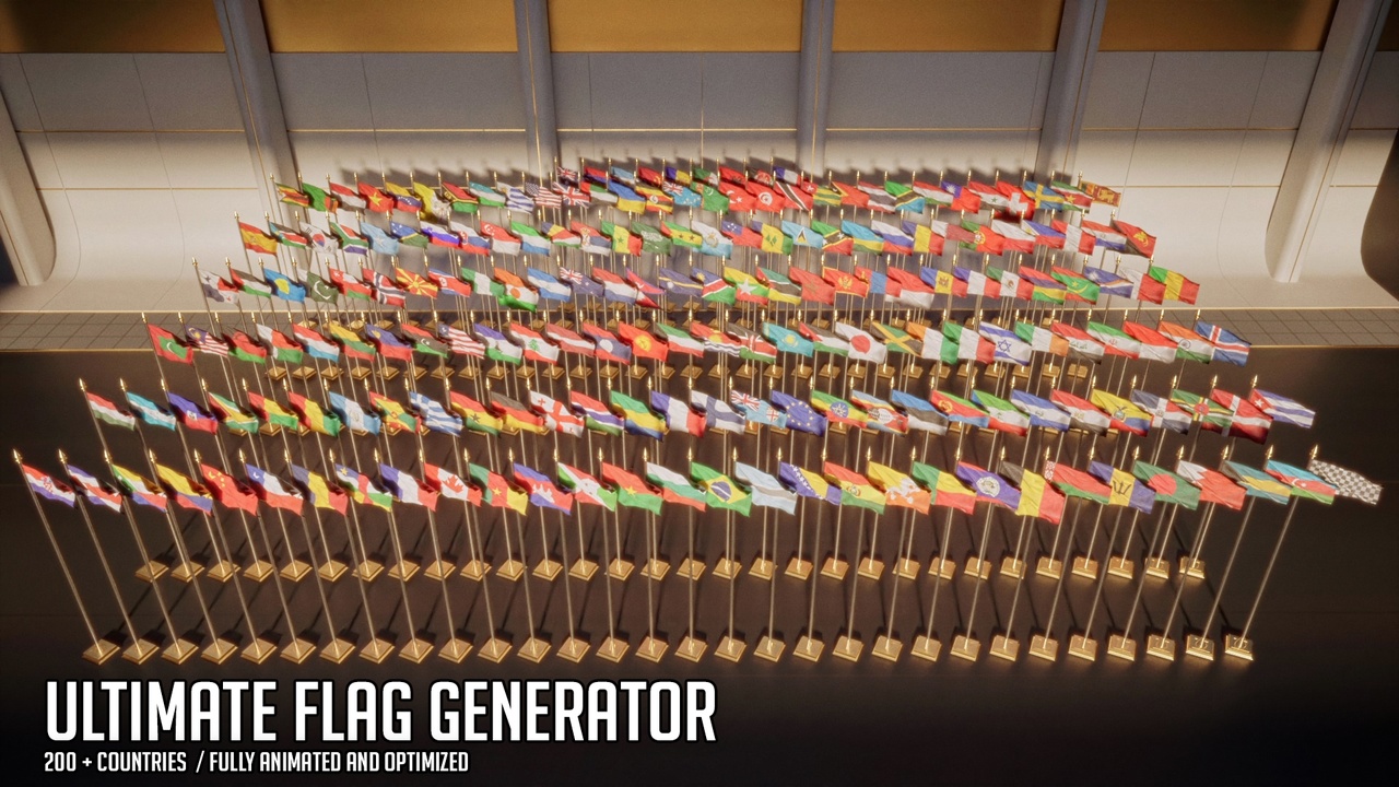 Ultimate Flag Generator / 250 + Countries and states | Fab