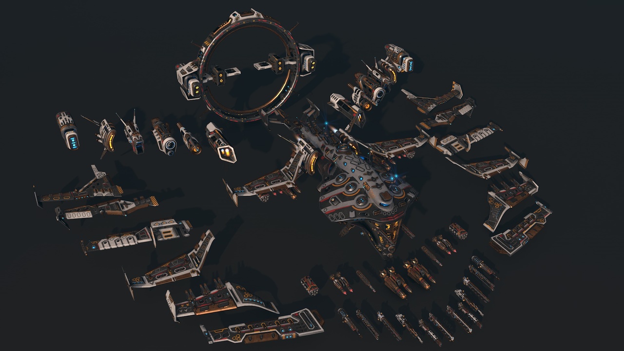 Media 1 for listing Spaceship 05 Modular Pack