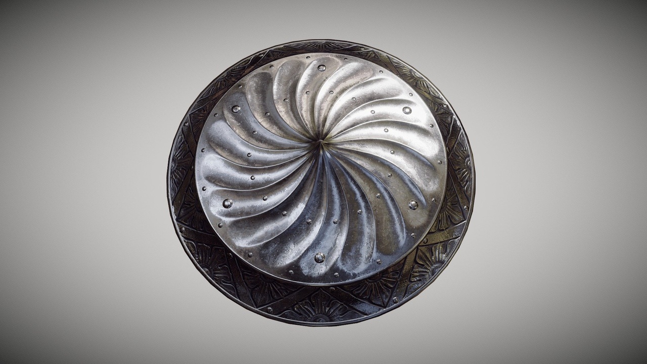 Media 1 for listing Decorated Renaissance Shield