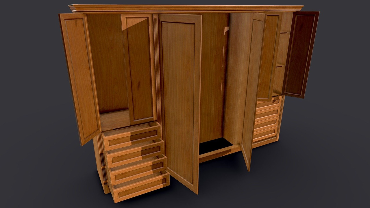Media 1 for listing Wooden Dresser Set