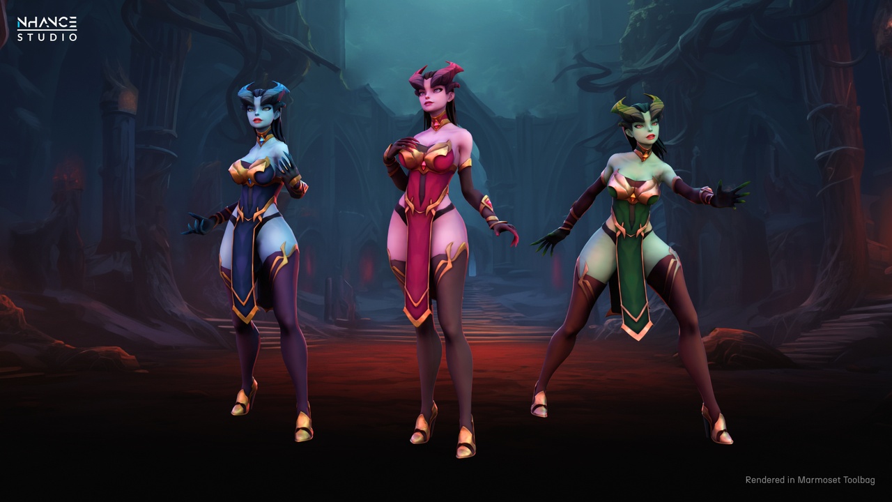 Media 1 for listing Stylized Fantasy Succubus