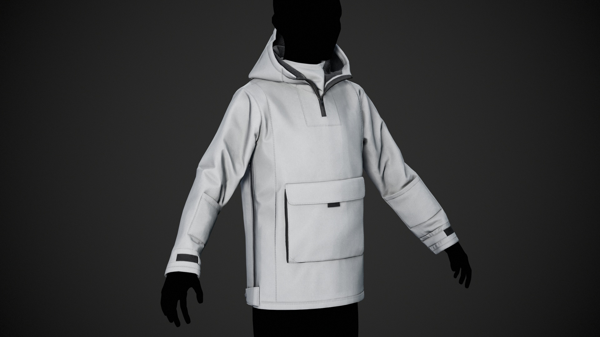 Media 1 for listing White Anorak Jacket
