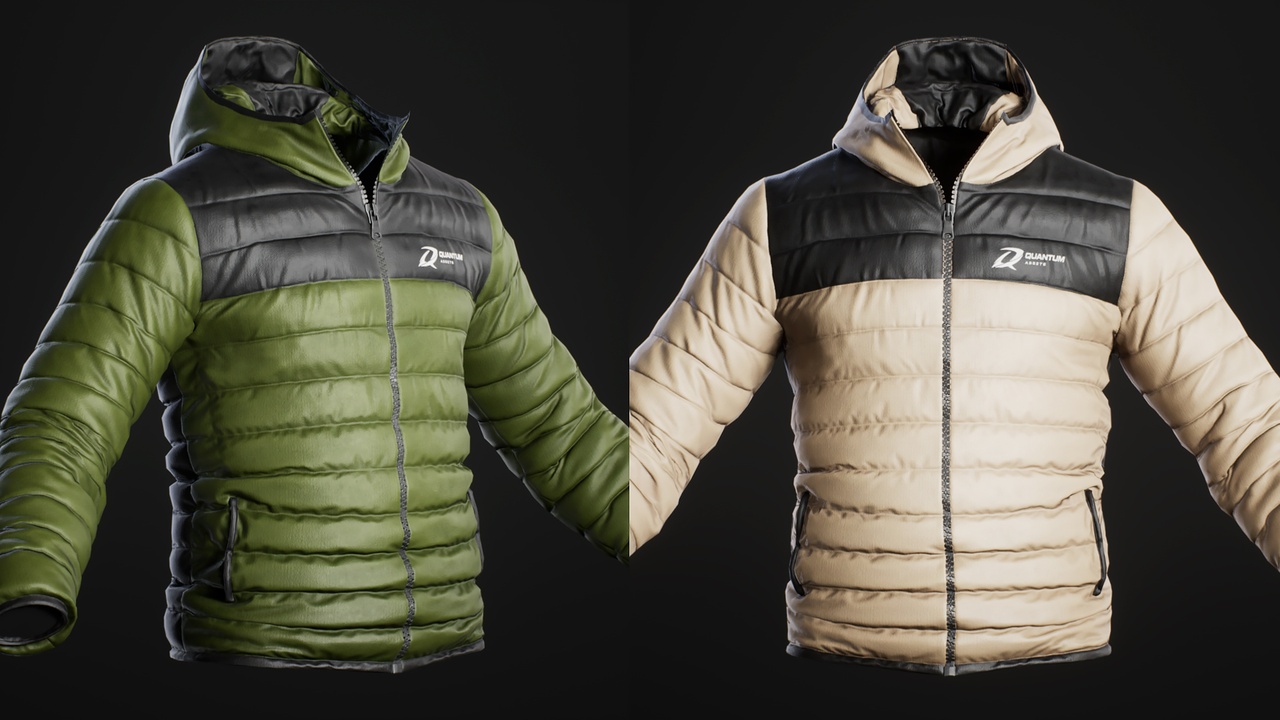 Media 1 for listing Puffer Jacket - Metahuman