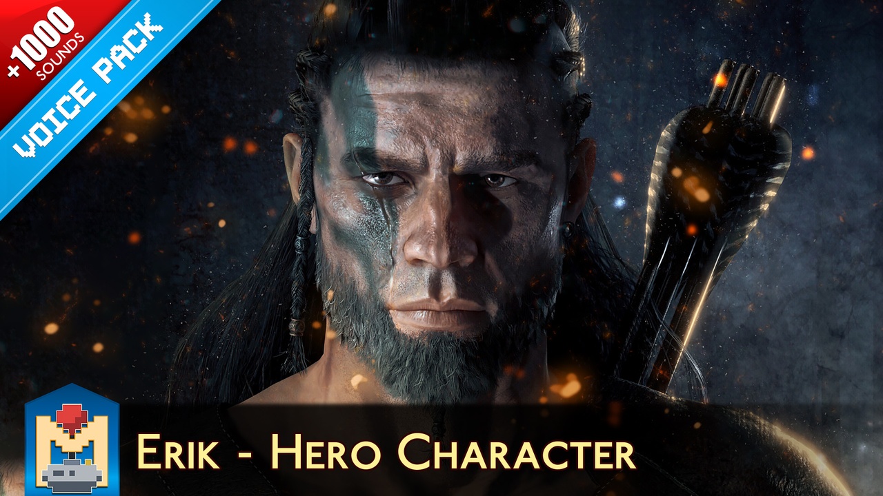 Media 1 for listing Erik - Hero Character Voice Pack