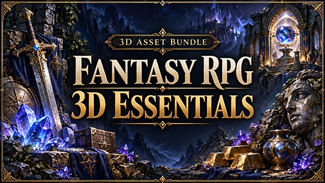 Fantasy RPG 3D Essentials — Cobalt Game Assets