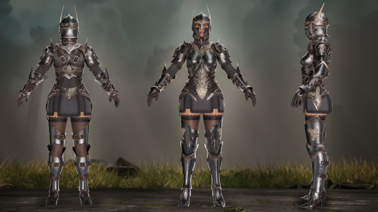 Media 1 for listing Medieval Fantasy Warrior Woman