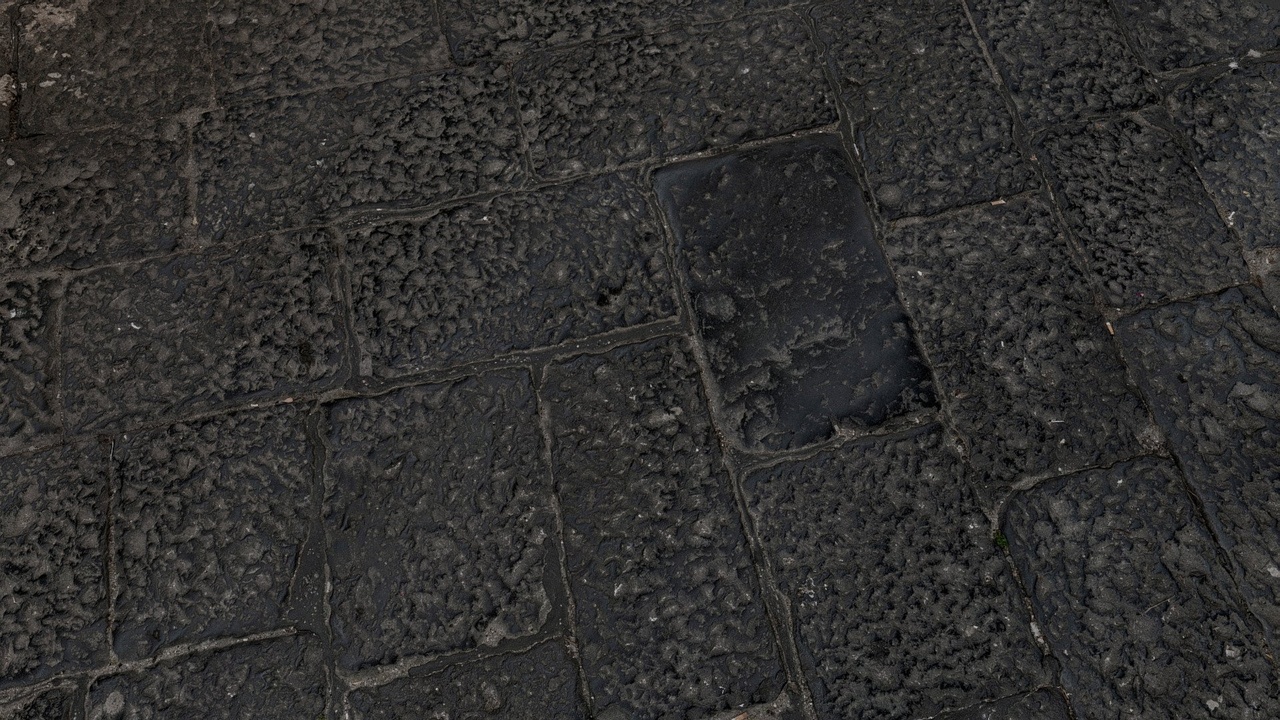 Media 1 for listing Old volcanic stone paved street