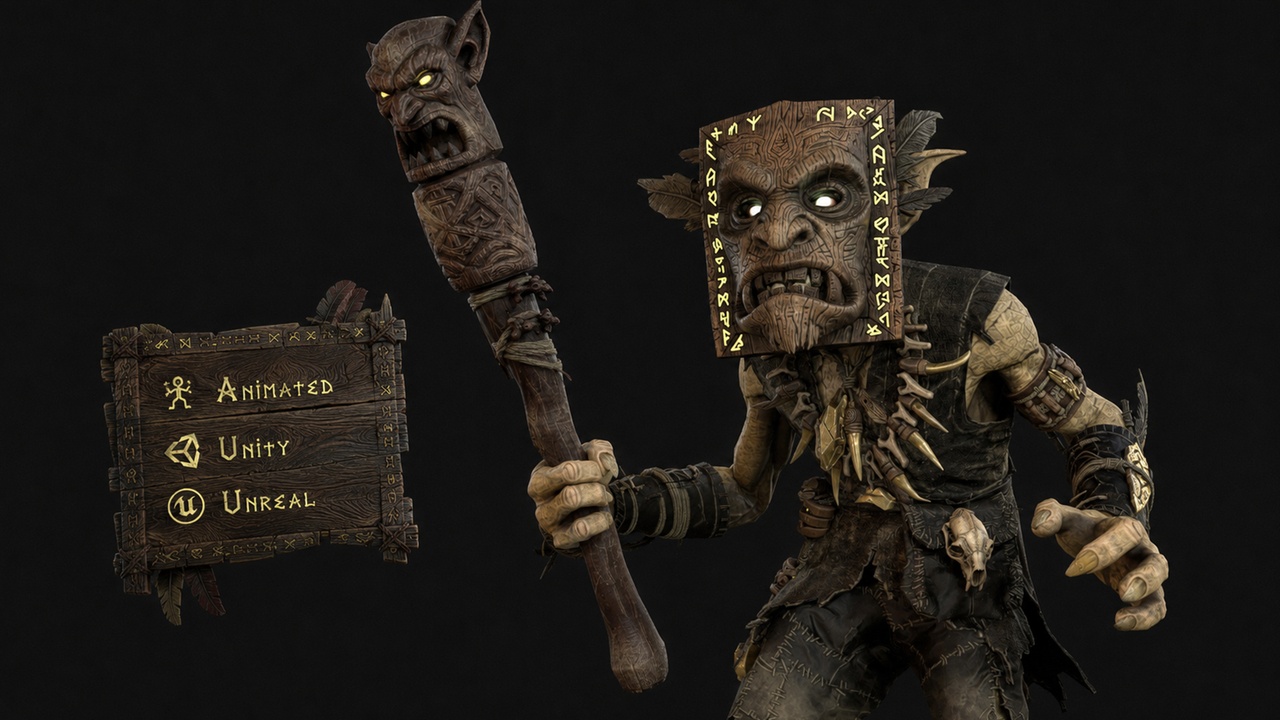 Media 1 for listing Goblin Shaman Three