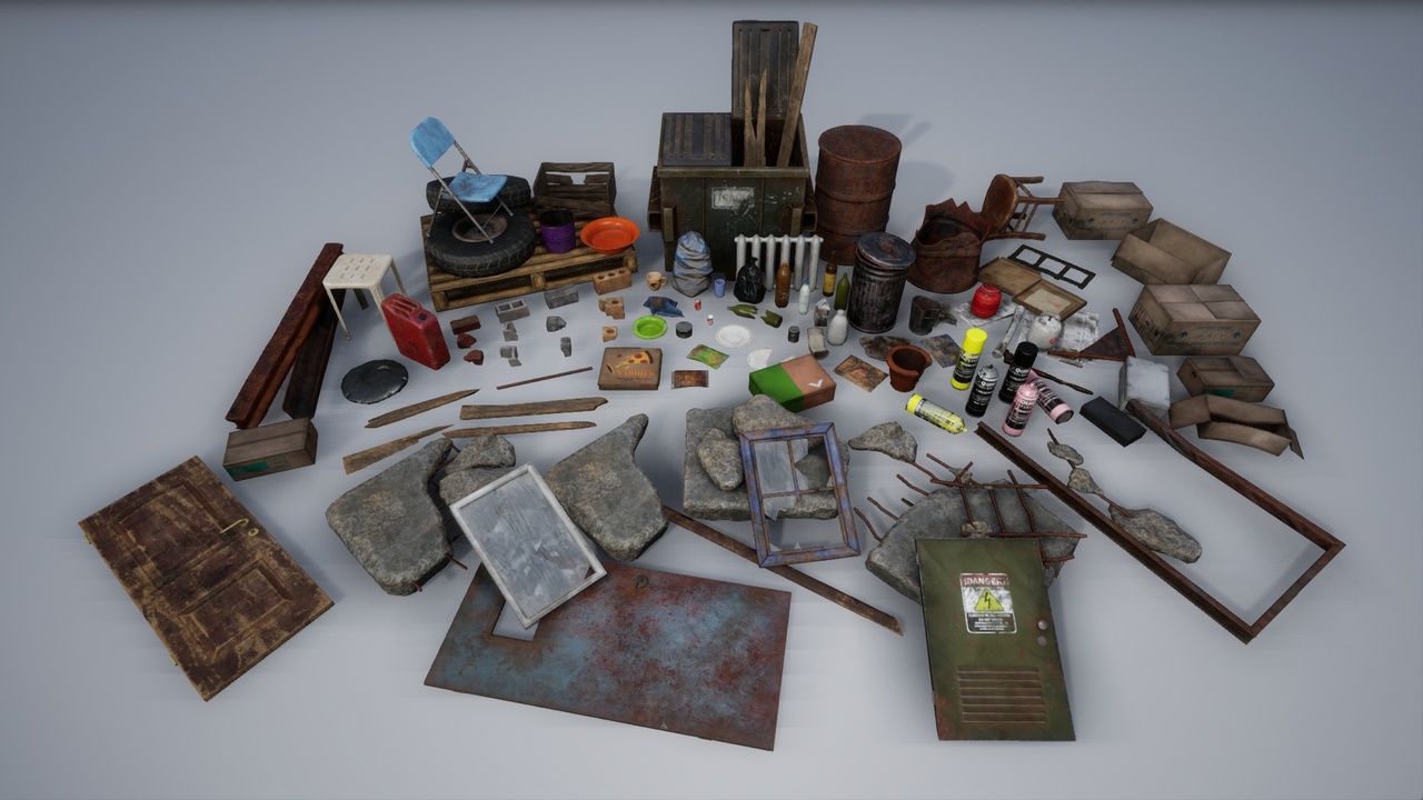 Media 1 for listing Rubble Debris Trash Pack