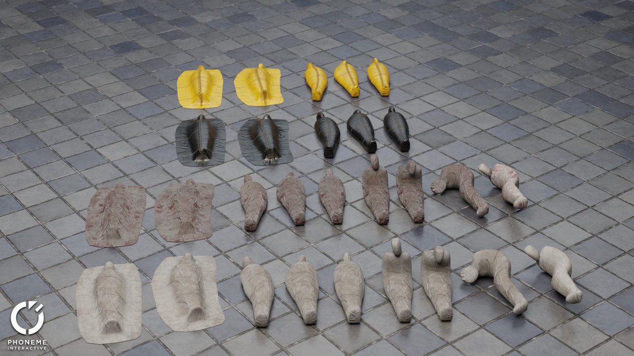 Dead Body Pack - Game-Ready Low Poly Corpses ilanı için 1. medya
