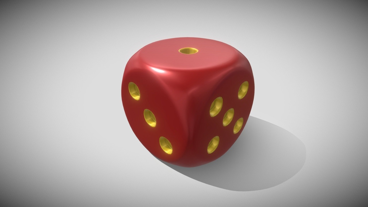 Media 1 for listing Dice - Board Game Asset 6-sided