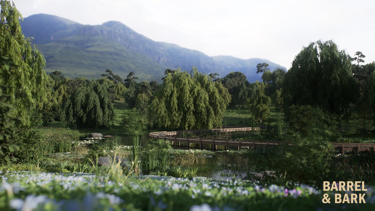 商品 Willow Lake Biome Environment 的媒体 1