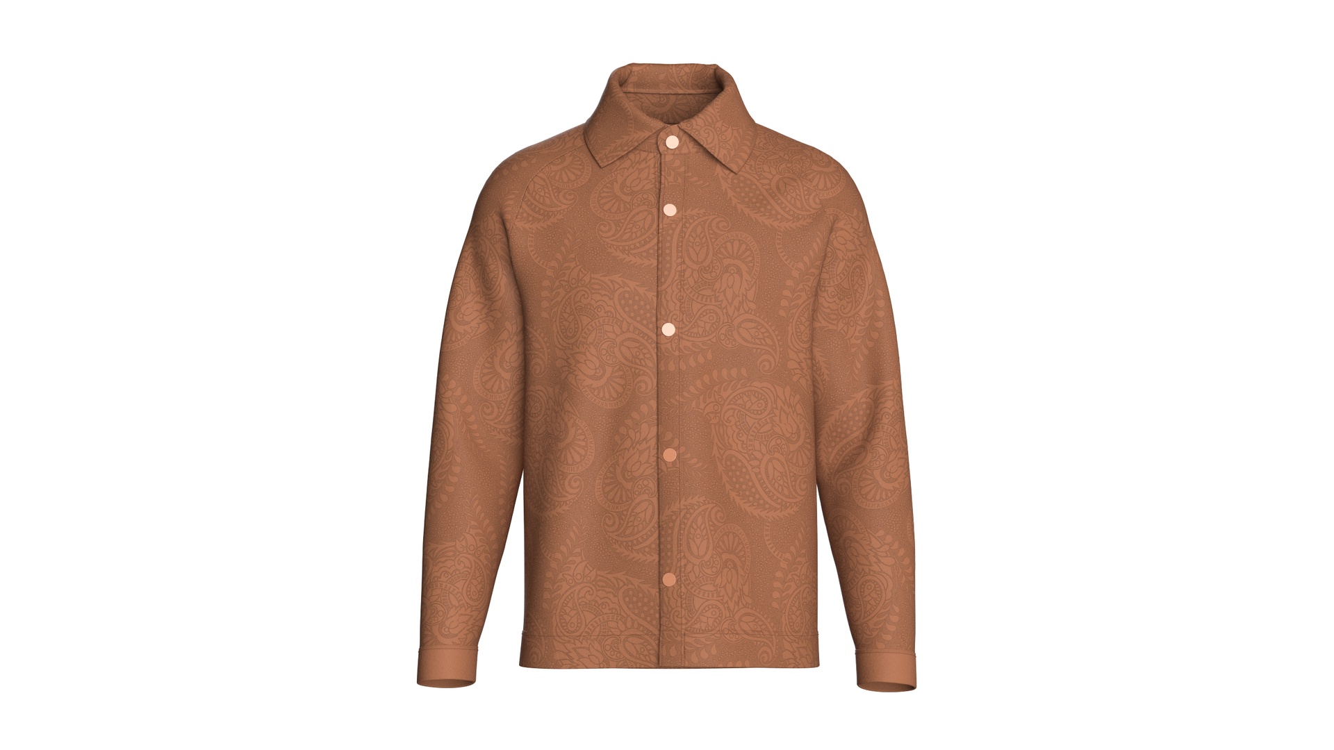 Media 1 for listing Men Printed Raglan Long Sleeve Shirt | High Poly