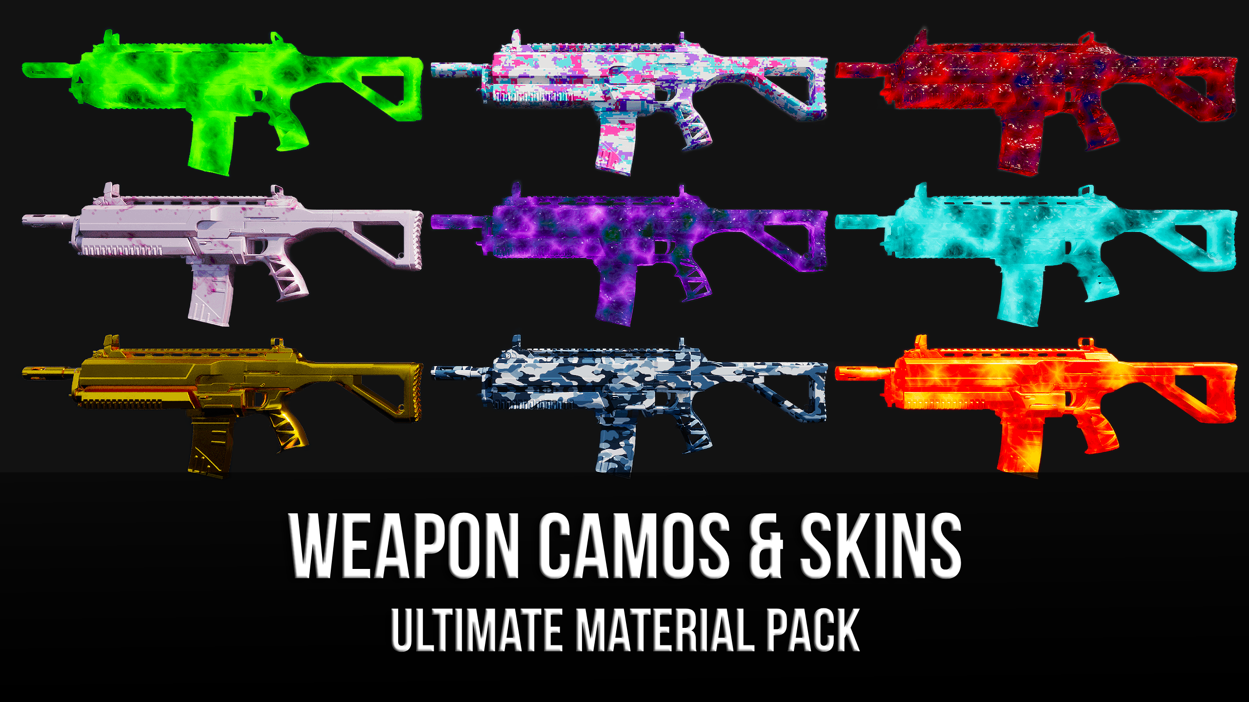 Weapon Camos & Skins - Ultimate Material Pack | Fab