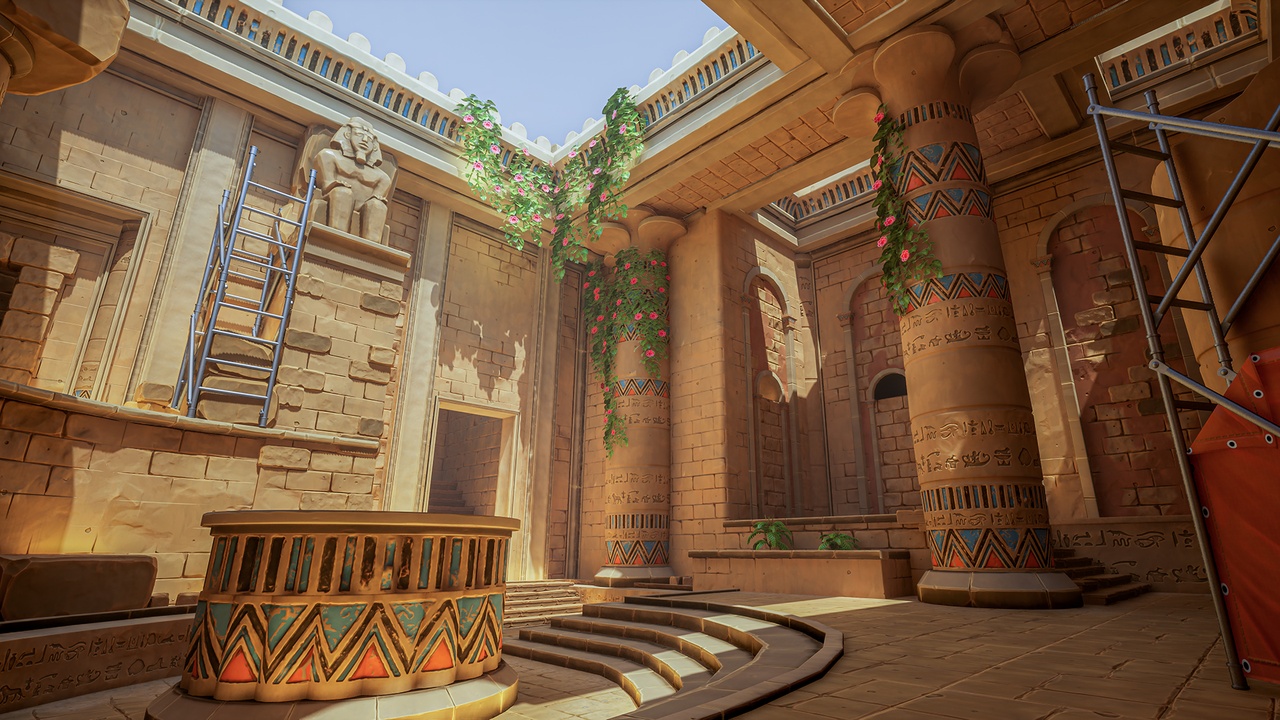 Media 1 for listing Stylized Anubis & Egypt Style FPS Shooter Gamer Map