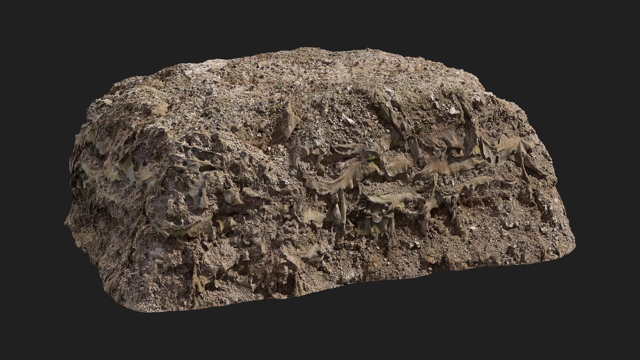 Media 1 for listing Military Trenches Wall Sandbag Canvas Torn 03