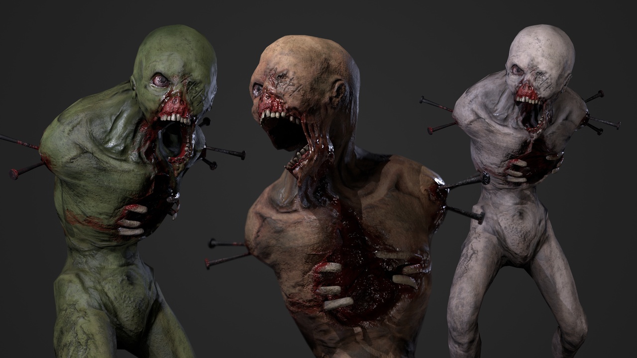 Media 1 for listing Armless zombie