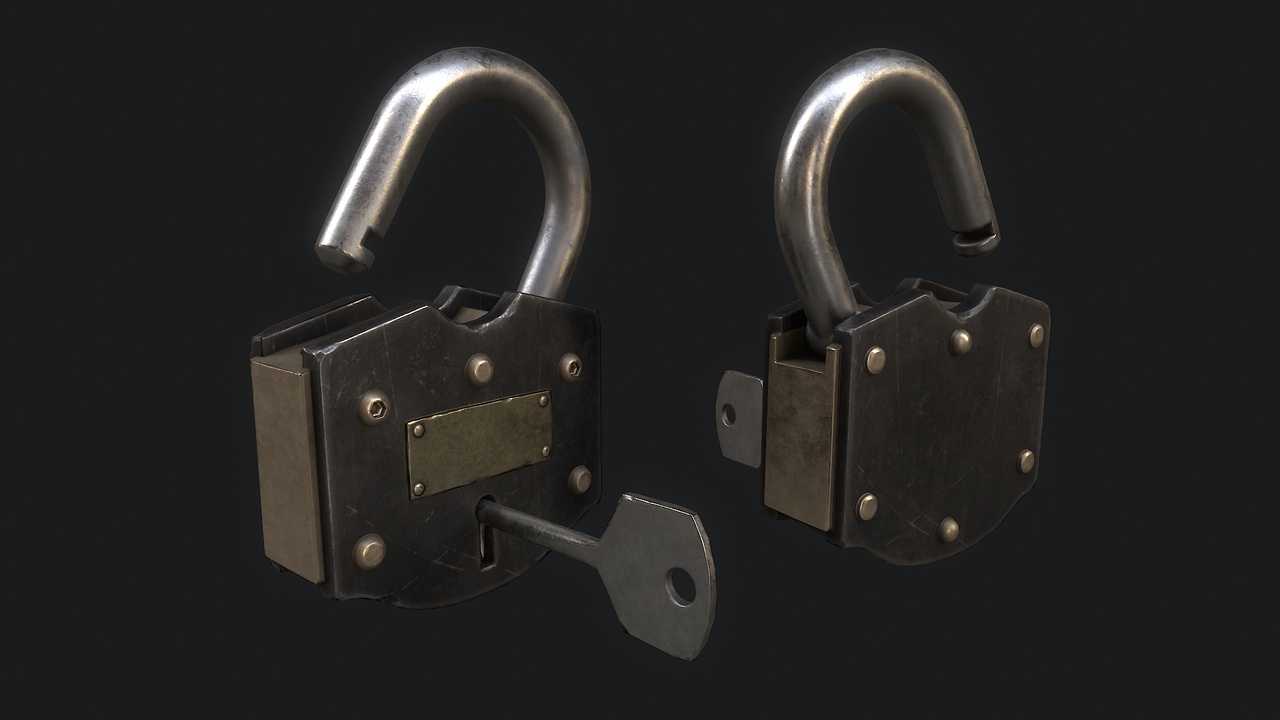 Media 1 for listing Vintage Padlock 4
