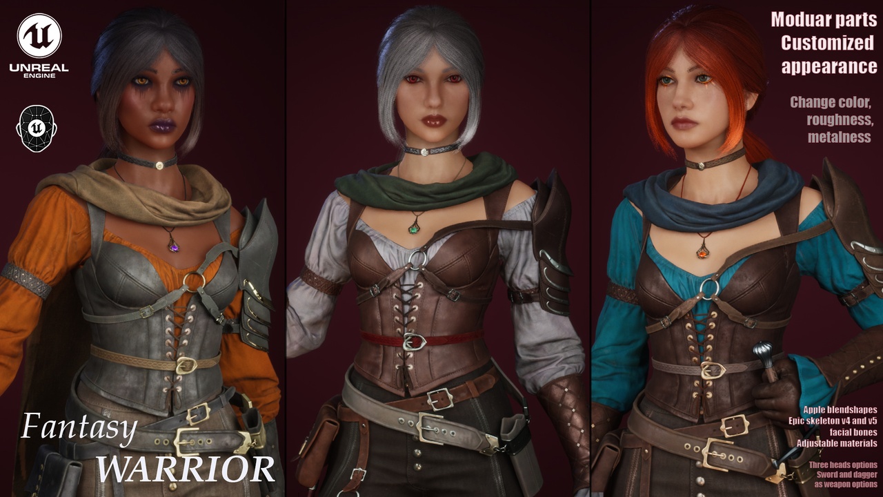 Media 1 for listing Fantasy warrior Dea