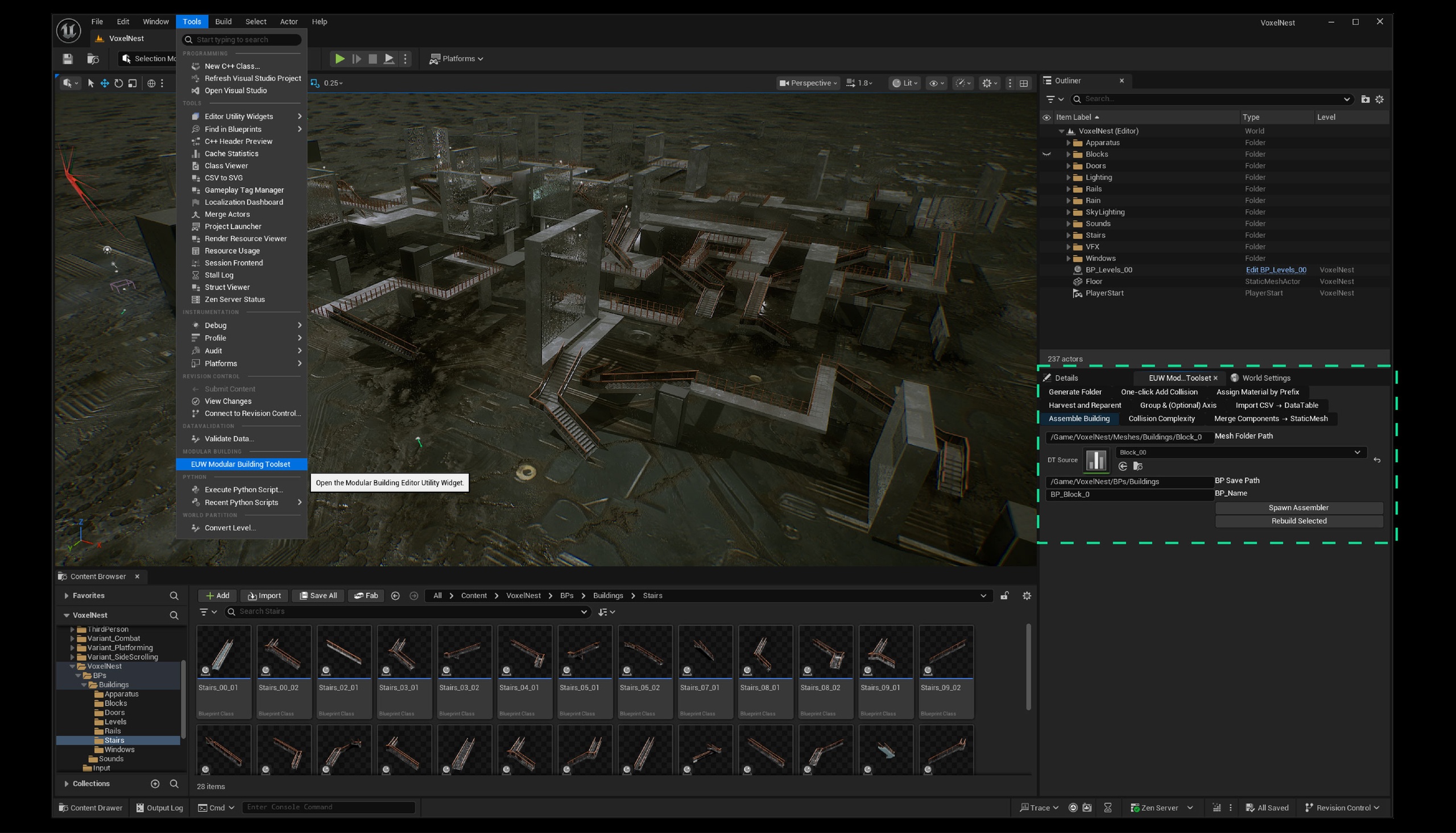 Media 1 for listing Modular Building [UE Plugin]