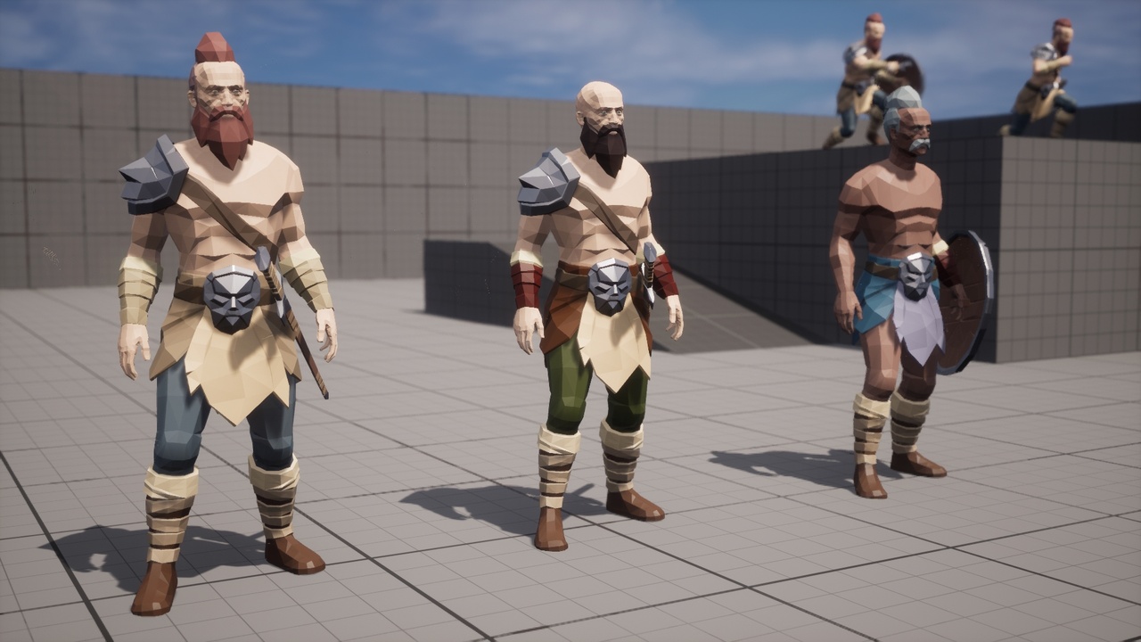 Media 1 for listing Viking 01 Modular Low-Poly