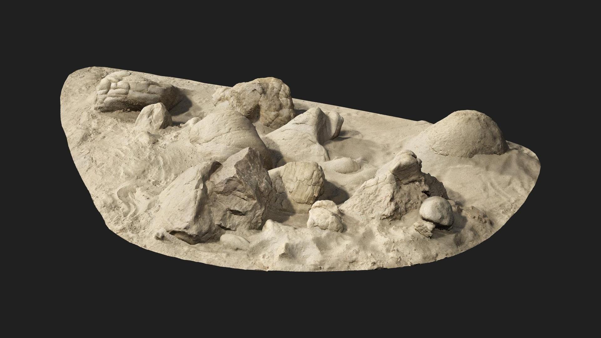 Sandy Ruff Sandstone Rocky Ground | Fab