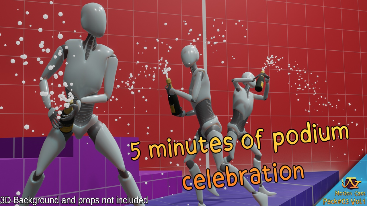 Media 1 for listing Racing Team animations (Motion Cast#03 Vol.1)