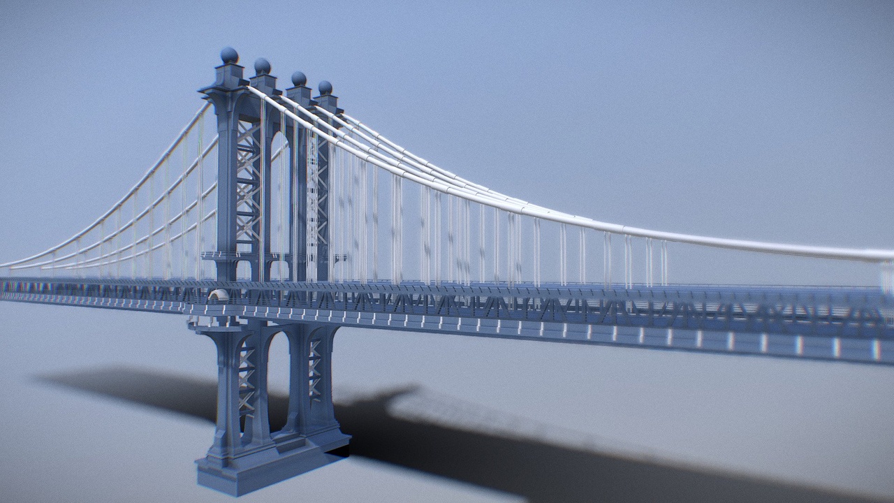 Media 1 for listing LowPoly Manhattan Bridge