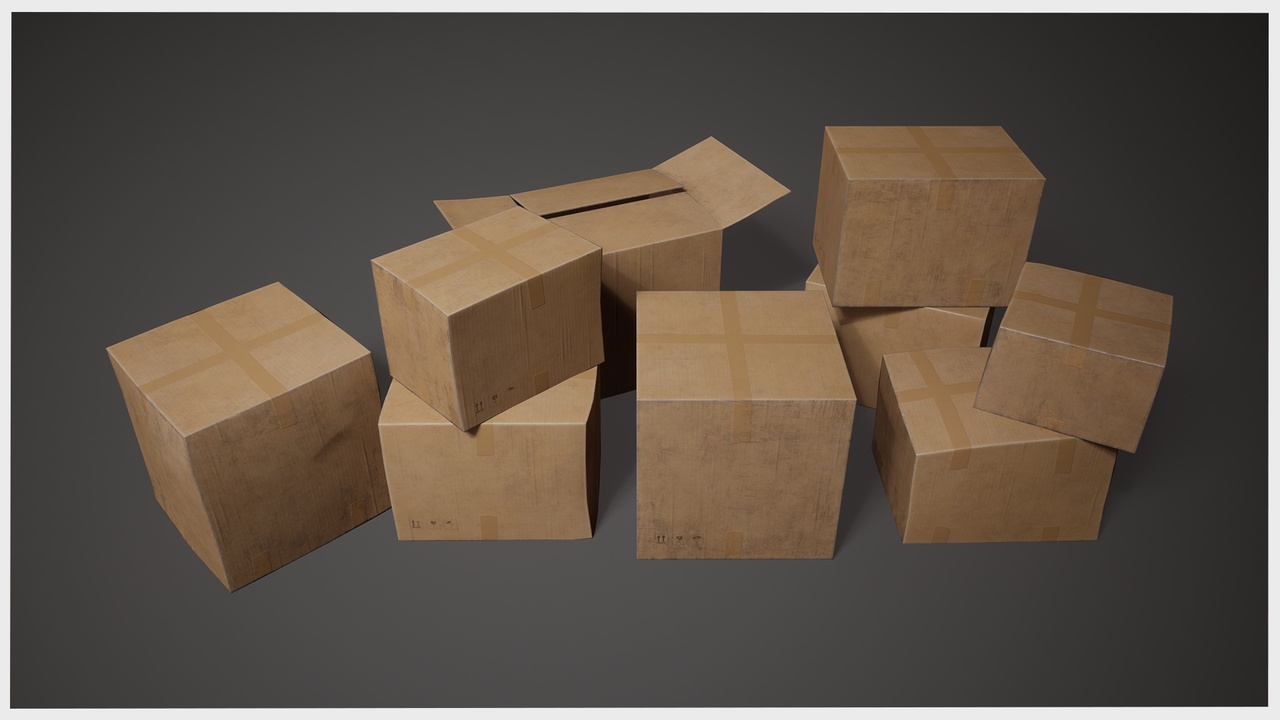 Media 1 for listing Cardboard Boxes Pack