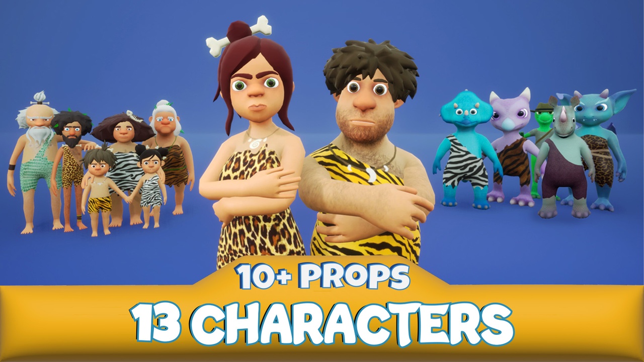 Media 1 for listing Stone Age Characters Pack