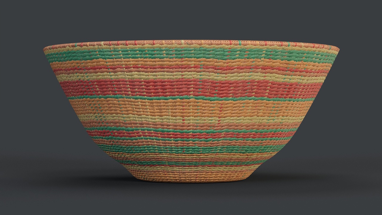 الوسائط 1 للقائمة Rattan Bowl PBR