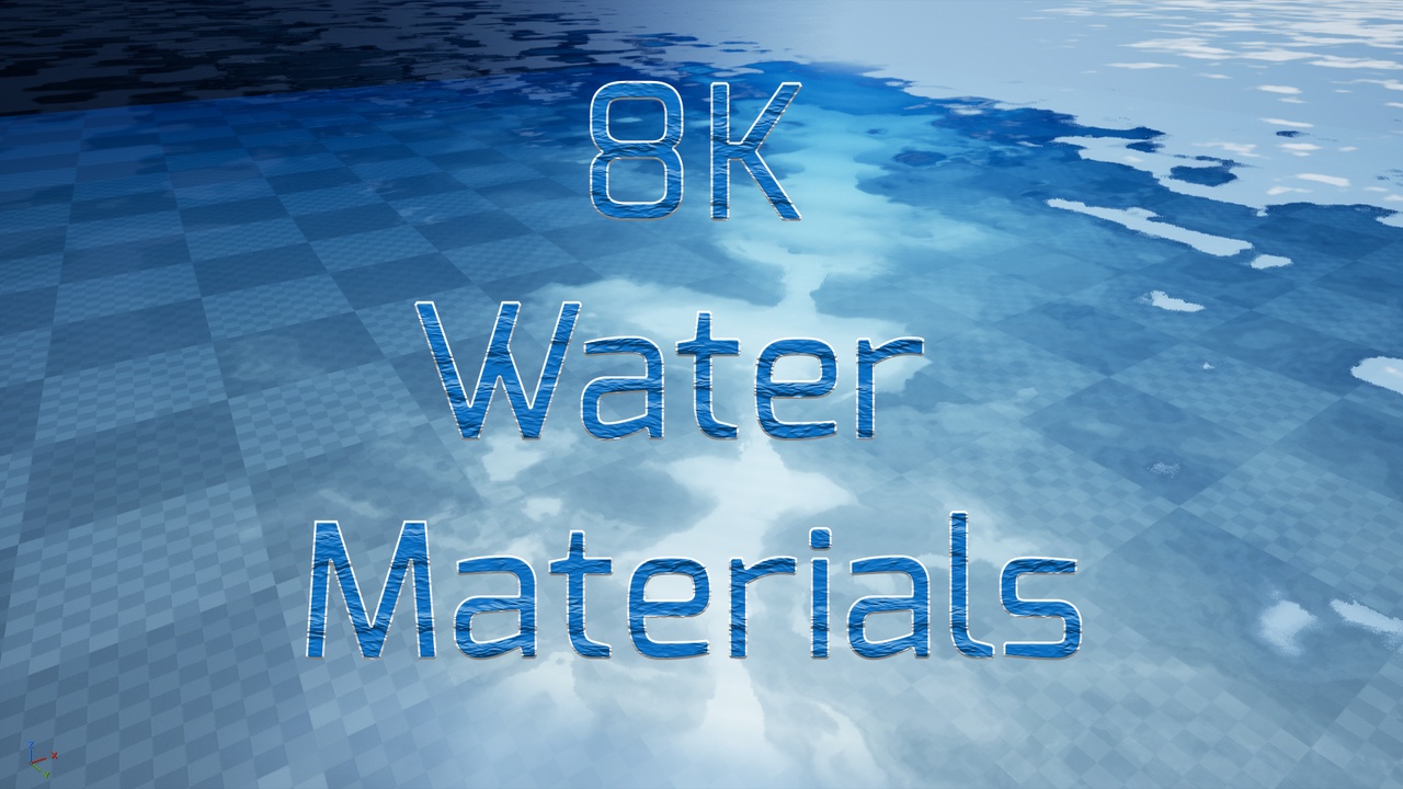 Media 1 for listing 8K PBR Water Material Pack