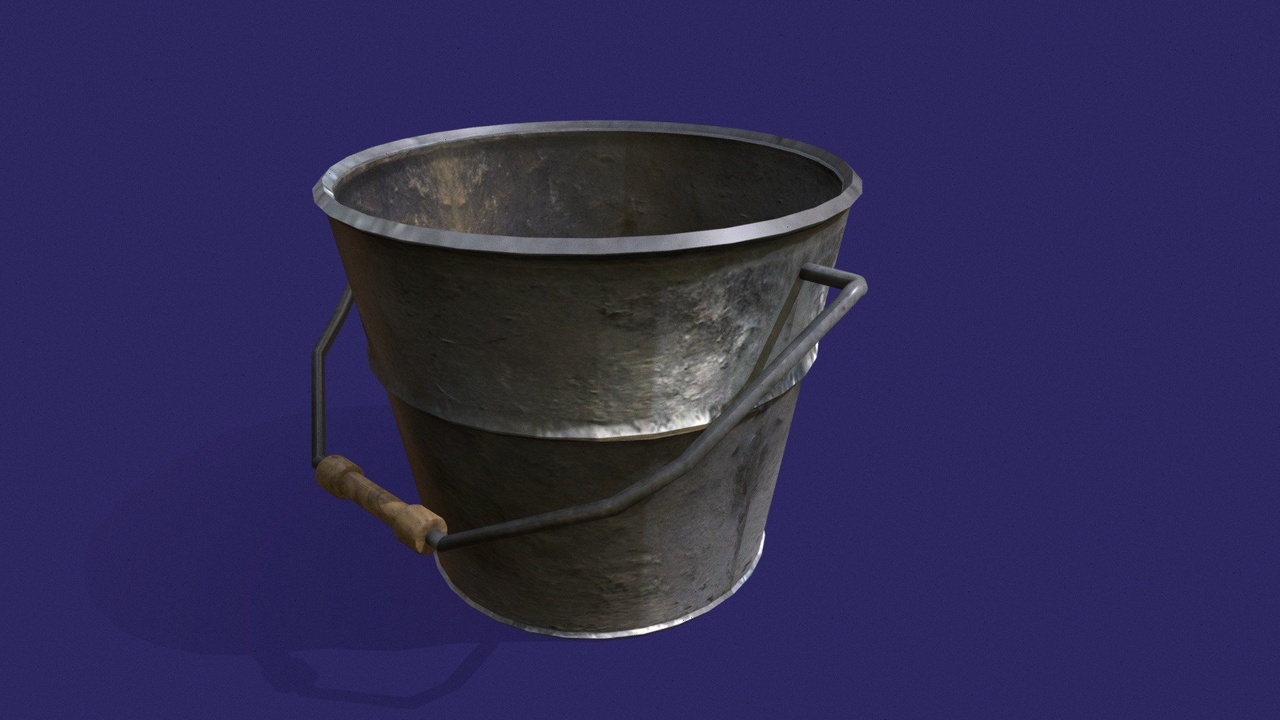 Media 1 for listing Old Bucket Low Poly