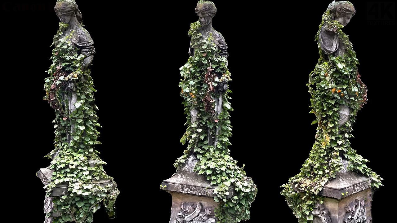 Media 1 for listing graveyard ancient figure nymph ivys photogrammetry