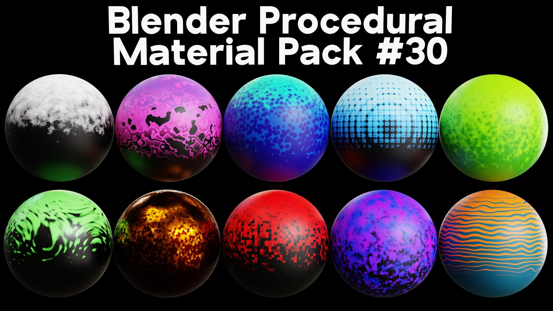 Media 1 for listing Procedural Stylized Gradients Material Pack