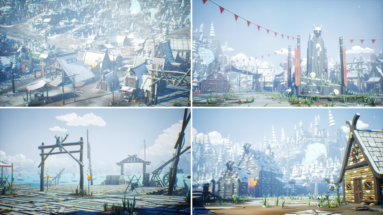 商品 Low Poly Viking World 的媒体 1