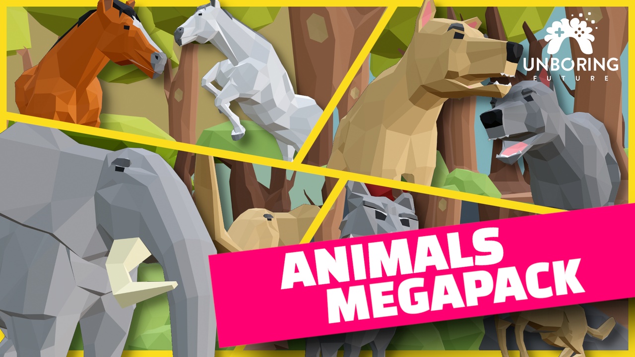 Media 1 for listing LOW POLY ANIMALS MEGAPACK BUNDLE - Animated